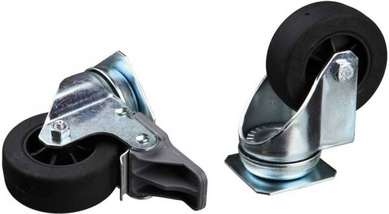 Dobeno Trixie Wielenset Voor Skudo Car Reismanden 4 delig Zilver 39740