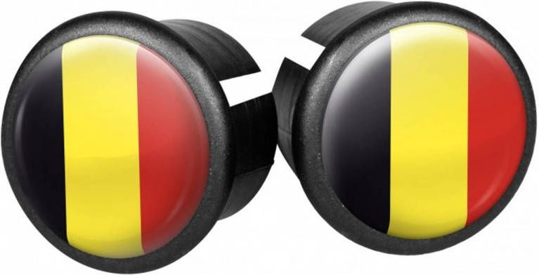 Velox Stuurdoppen België 20 Mm Geel/zwart/rood