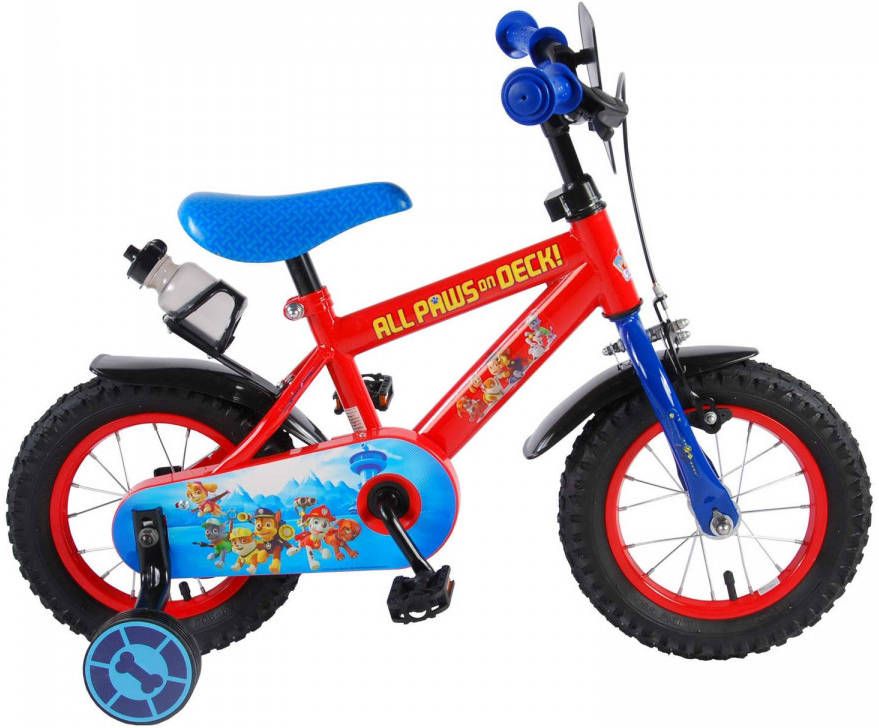 Volare Jongensfiets Paw Patrol 12 Inch 23 Cm Jongens Terugtraprem Rood