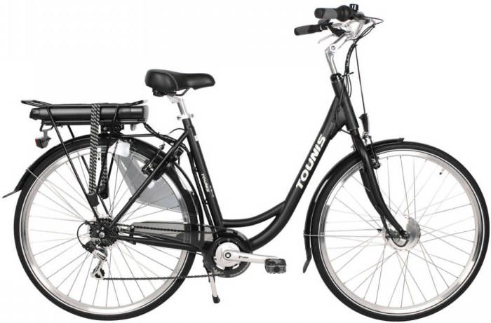 Vrijetijdsshop Efiets Tounis Eco 3.0 Damesfiets 7v Mat Zwart Maat 46cm, Kleur Zwart
