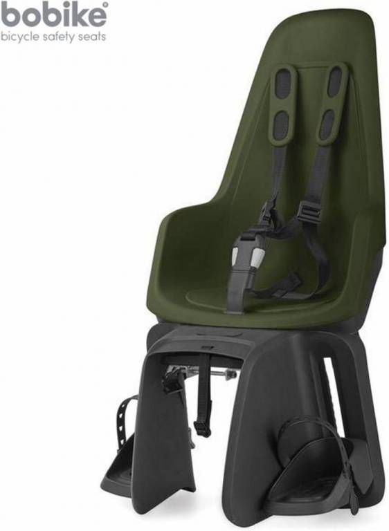 Bobike Maxi One Olive Green Elektrische fiets bevestiging Achterstoeltje