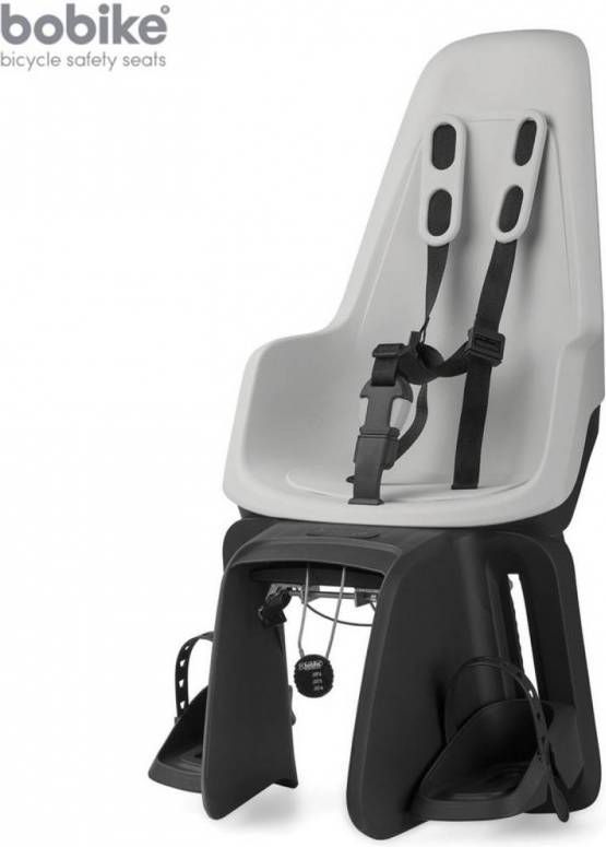 Bobike Maxi One Snow White Elektrische fiets bevestiging Achterstoeltje