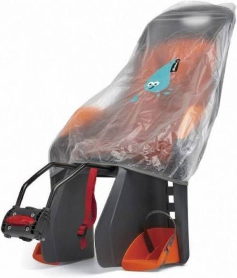 Polisport Guppy Maxi fietsstoeltje regenhoes transparant