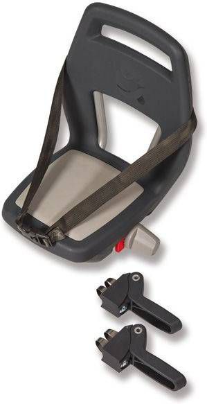 Qibbel Kinderzitje Junior 6+ Dragerbevestiging Donkergrijs