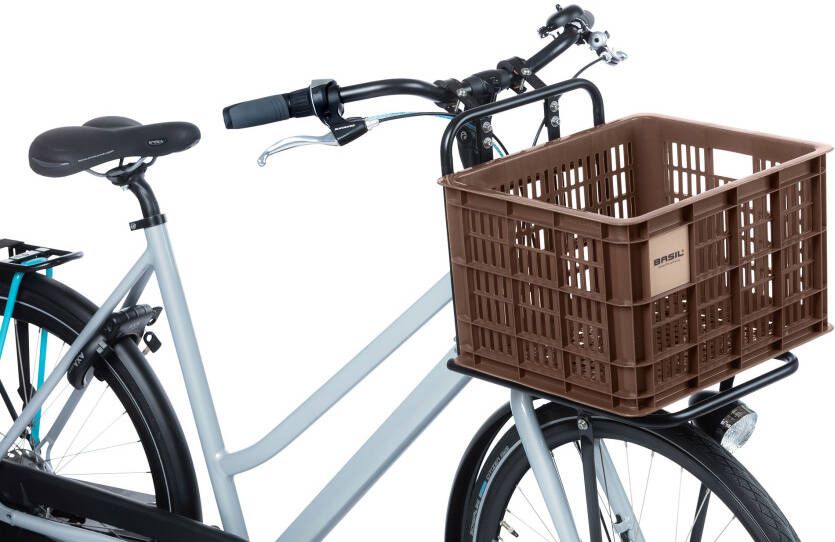 Basil Transport Fietskrat M medium Chocolate Brown