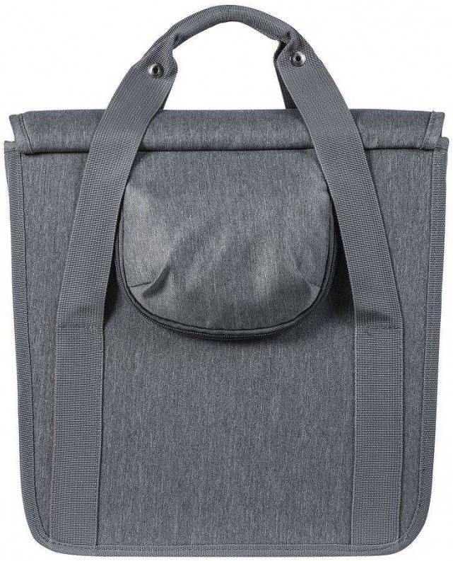 Basil Go Single Fietstas Lichtgrijs Mengeling