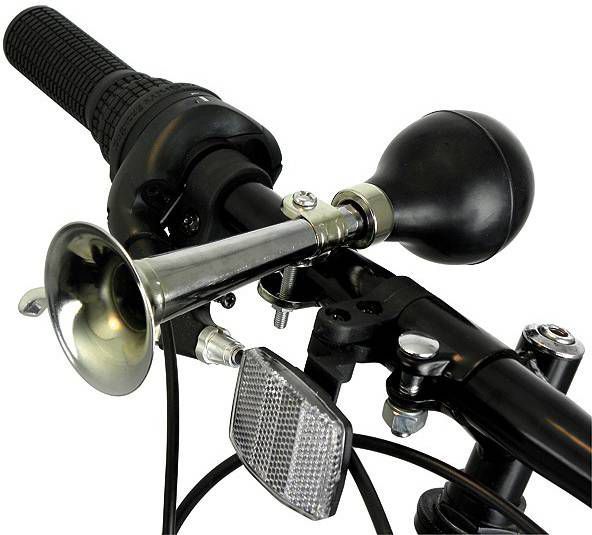 Dresco Fietstoeter Junior Chroom 5, 5 X 19 Cm Zwart