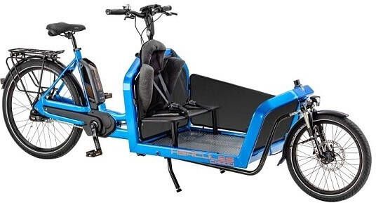 Hercules Elektrische bakfiets Cargo 51 cm Blauw 1000 Wh Blauw