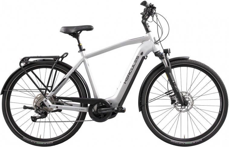Hercules Elektrische stadsfiets Futura Sport I 10 heren mat zilver... Zilver