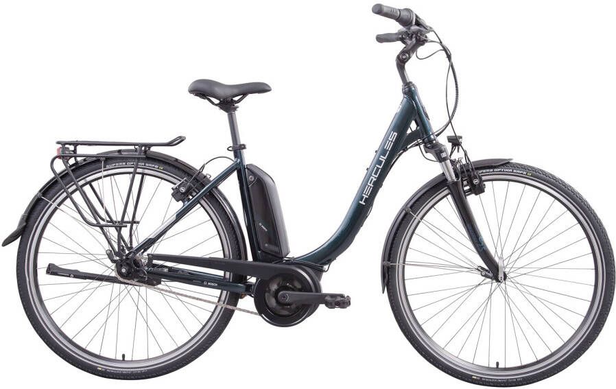 Hercules Elektrische stadsfiets Lyon F7 dames 45 cm Blauw 500 Wh Blauw