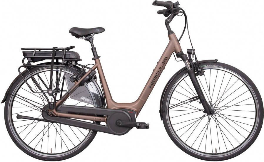 Hercules Elektrische stadsfiets Montfoort F7 Dames 45 cm Bruin 400 Wh Bruin