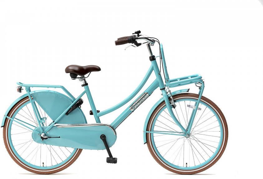 Popal Meisjesfiets Daily Dutch Basic+ 24 Inch 42 Cm Meisjes 3v Terugtraprem Turquoise