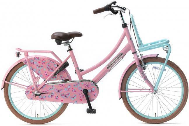 Popal Meisjesfiets Daily Dutch Basic+ 22 Inch 36 Cm Meisjes 3v Terugtraprem Roze
