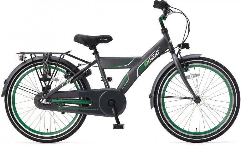 Popal Funjet N3 Jongensfiets 22 Inch Jongens 3v Terugtraprem Groen/grijs