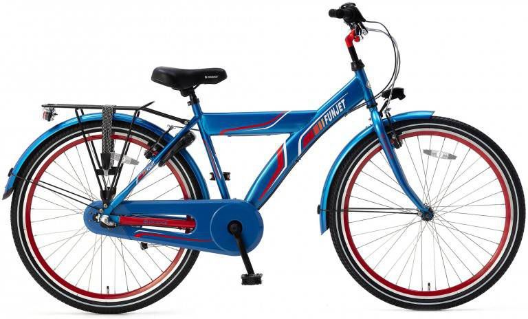 Popal Funjet N3 Jongensfiets 26 Inch Jongens 3v Terugtraprem Blauw/rood