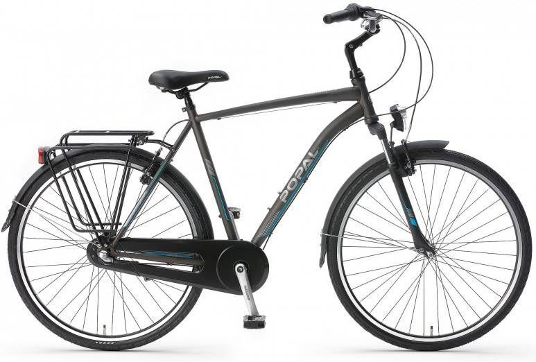Popal Cityflex 28 Inch 57 Cm Heren 3v V-brake Grijs