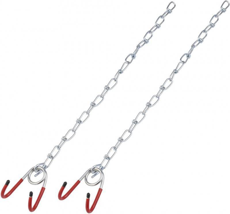 Simson Ophangkettingen Met Haken Rood/zilver 2 Stuks