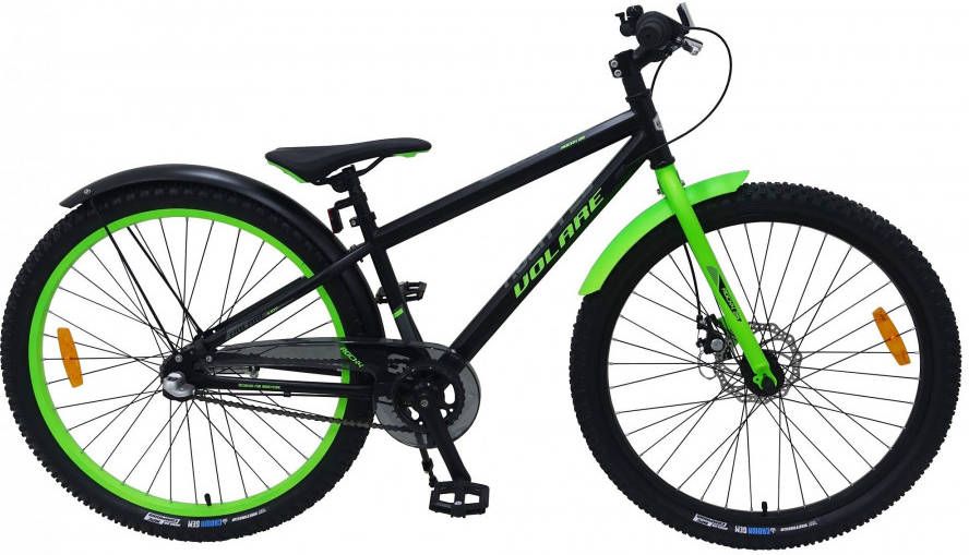 Volare Jongensfiets Rocky 24 Inch 31, 75 Cm Jongens 3v Terugtraprem Groen/zwart