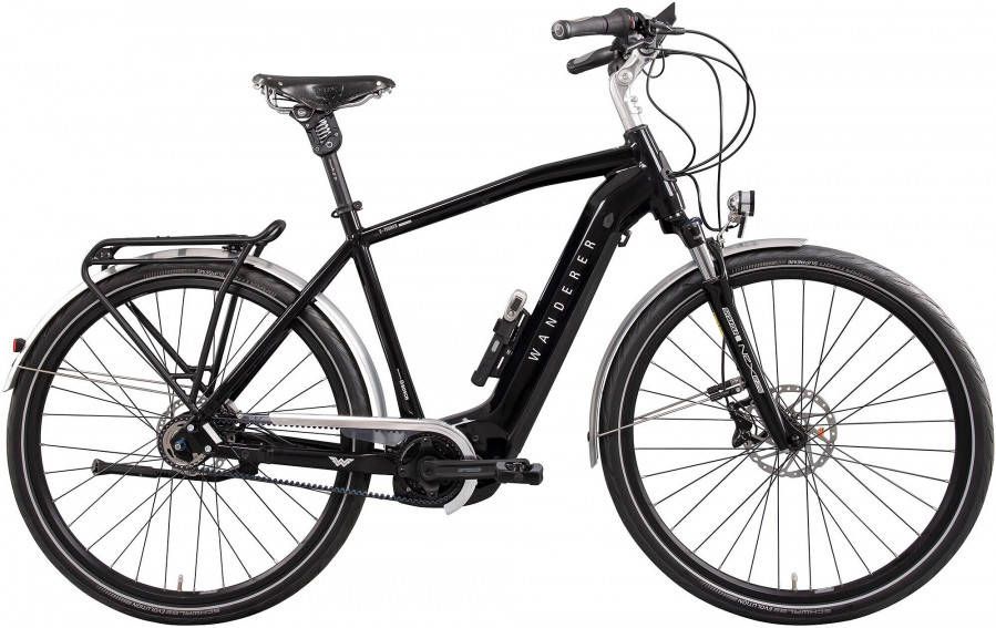 Wanderer E Tourer I 12 Edition Pro heren 53cm zwart Mat zwart