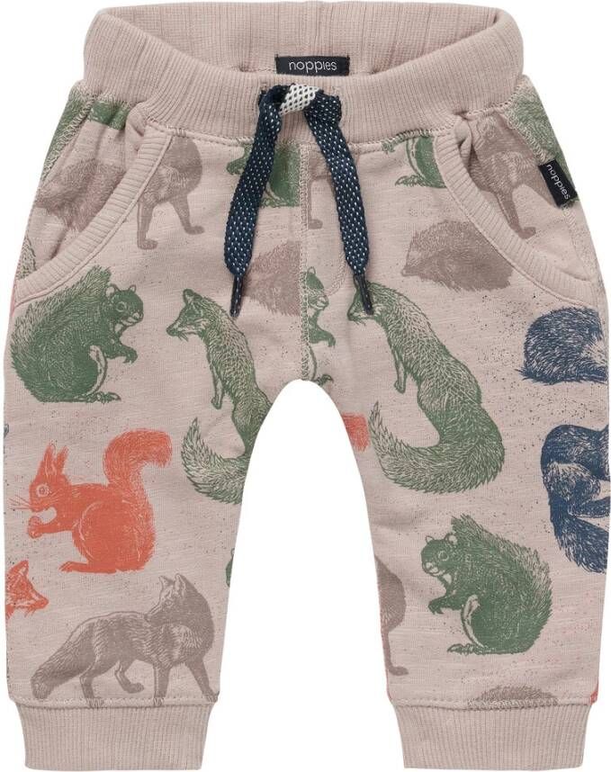 Noppies Babykleding Boys Pants Jaywick Allover Print Grijs