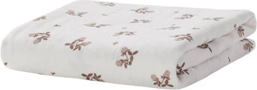 Noppies Enkele hydrofieldoek Blooming Clover 120x120 cm Jet Stream 120x120cm