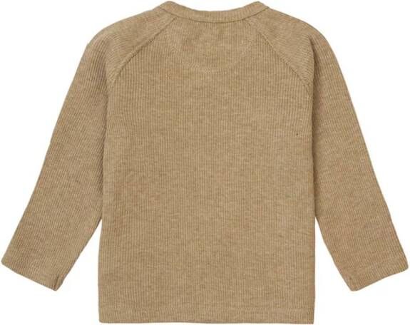 Noppies T shirts Unisex Overlap Long Sleeve Rib Nanyuki Groen