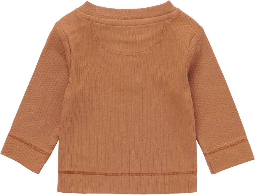 Noppies Babykleding Unisex Tee Joanna Long Sleeve Bruin