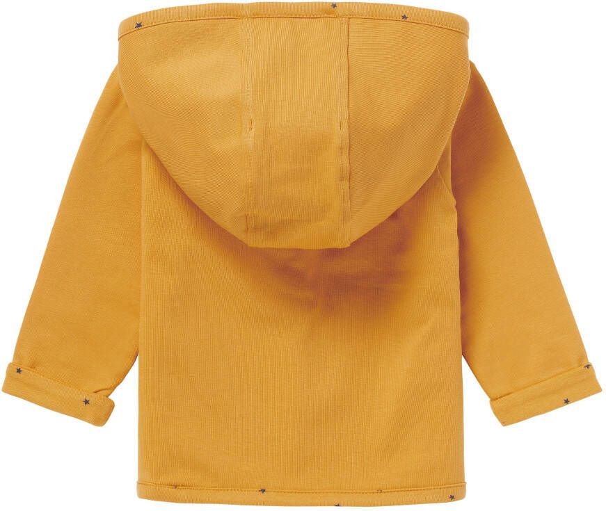 Noppies baby reversible vest Bonny okergeel/donkerblauw