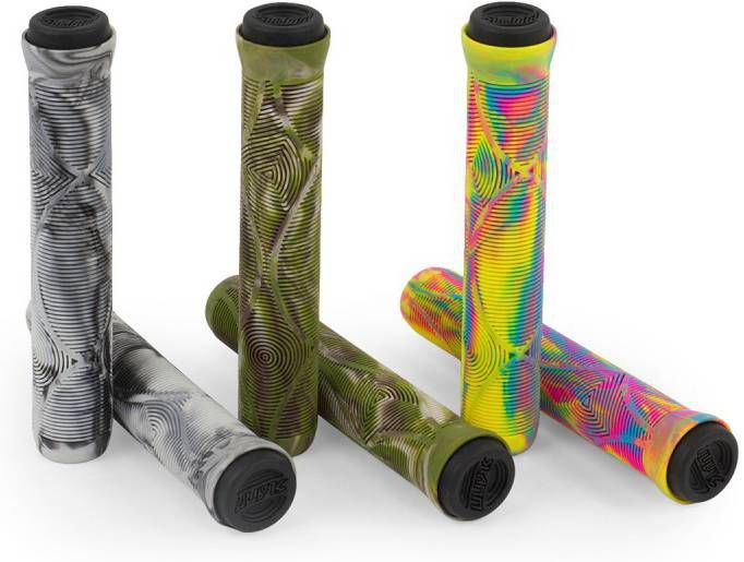 Merkloos Slamm Handvatten Pro Swirl Grips 135 Mm Groen