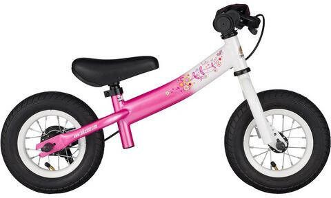 star Trademarks bikestar Loopfiets 10 Flamingo Pink Diamant wit