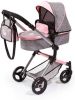 Bayer Design Neo Vario combinatie poppenwagen grijs/roze, met vlinder online kopen