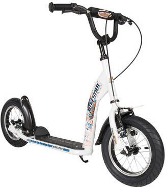bikestar Premium Step 12 met luchtbanden Diamant wit