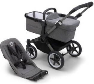 Bugaboo Combi kinderwagen Donkey 5 Base Graphite/Grey Melange