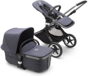 Bugaboo Kinderwagen 2 in 1 Fox 3 Compleet Graphite Stormy Blue