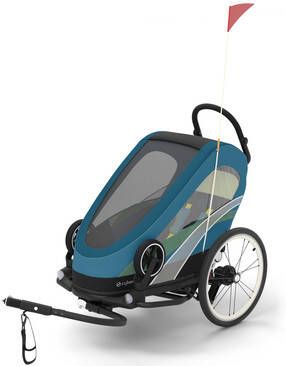 cybex GOLD Kinderfietskar Zeno Bike Black Maliblue