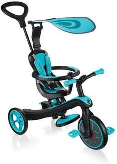Globber Loopfiets Met 2 Wielen Trike Explorer 4 in 1 Junior Blauw/zwart