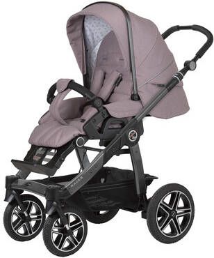 Hartan Kinderwagen Racer GTS met handrem Causal Collection lovely teddy(904)Framekleur platina