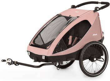 Hauck 2in1 Fietskar en Buggy Dryk Duo Rose