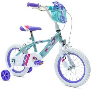 HUFFY United Wheels Glimmer 14 inch fiets, turkoois