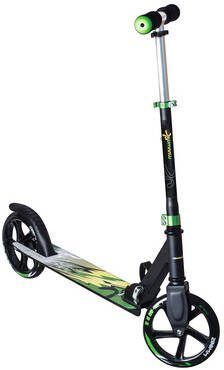 muuwmi Aluminium Scoot er 200 mm zwart groen geel