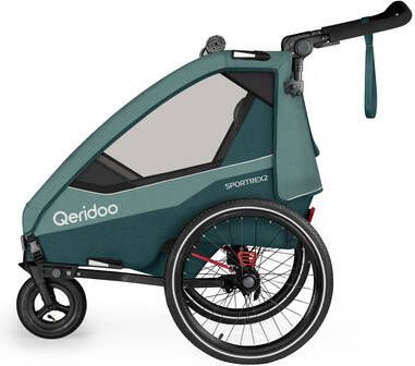 Qeridoo ®, Sportrex2 kinderfietskar Limited Edition Mineral Blue