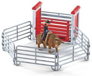 Schleich Boerderij Rodeo Met Cowboy 41419