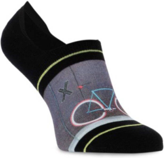 XPOOOS no show sneakersokken Bike zwart