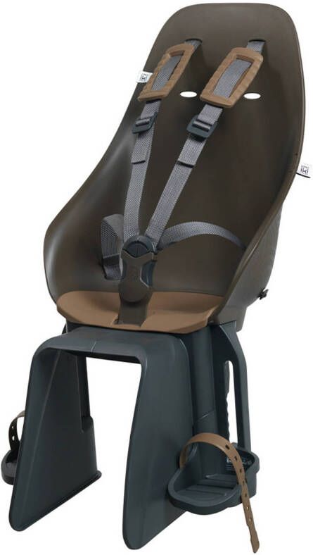 Urban Iki fietsstoeltje achter bagagedragerbevestiging Koge Brown/Kurumi Brown